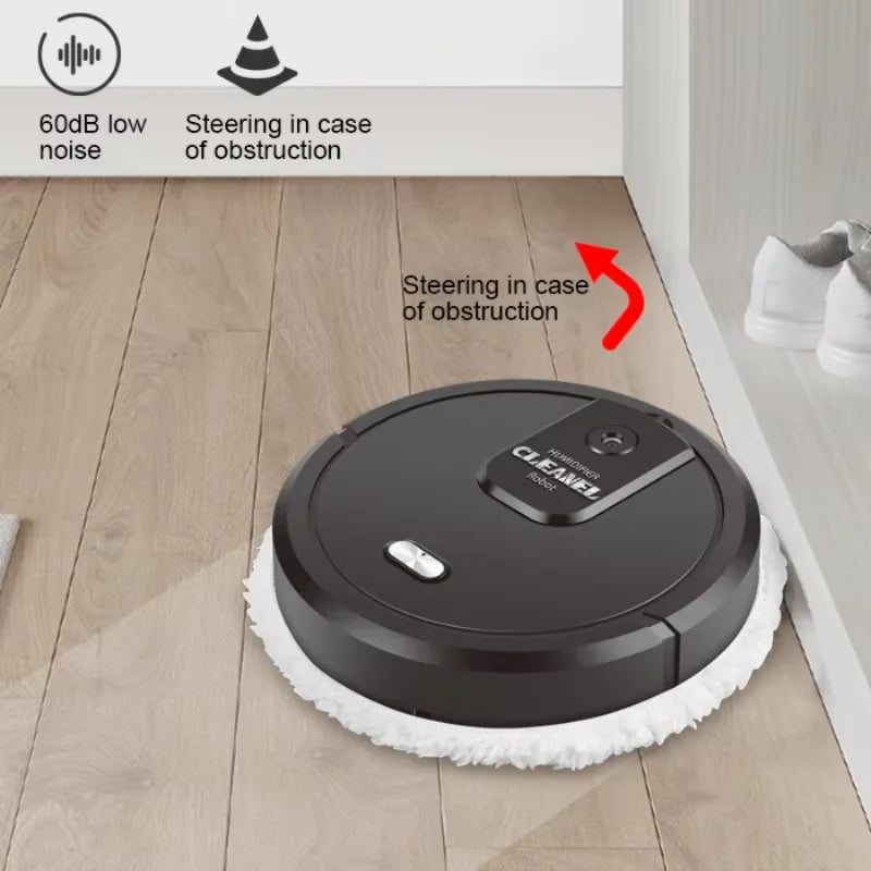 SKYTUR Robô Automático Passa Pano Mop Mop Umidificador Dug Cleaner Reservatório 3 Funções - SKYTUR