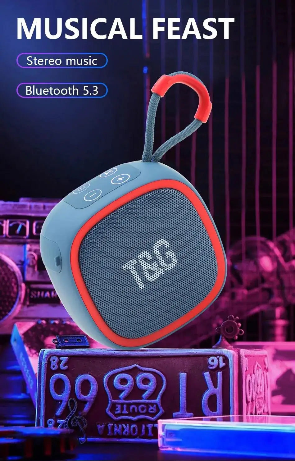 Caixa de som bluetooth alto-falante portátil caixa de som rádio fm música mini pequena bocina coluna coluna pc blootooth acústica