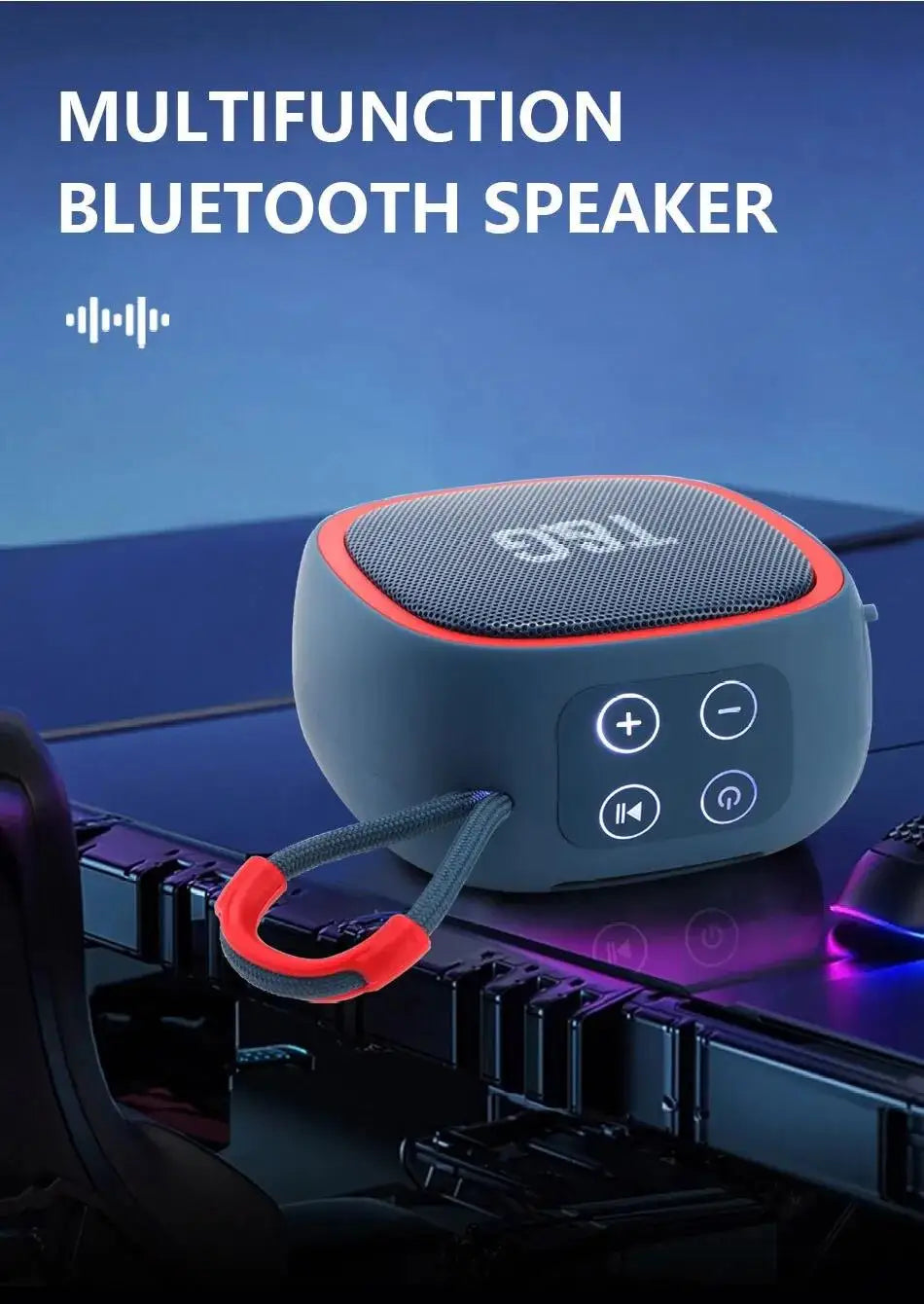 Caixa de som bluetooth alto-falante portátil caixa de som rádio fm música mini pequena bocina coluna coluna pc blootooth acústica