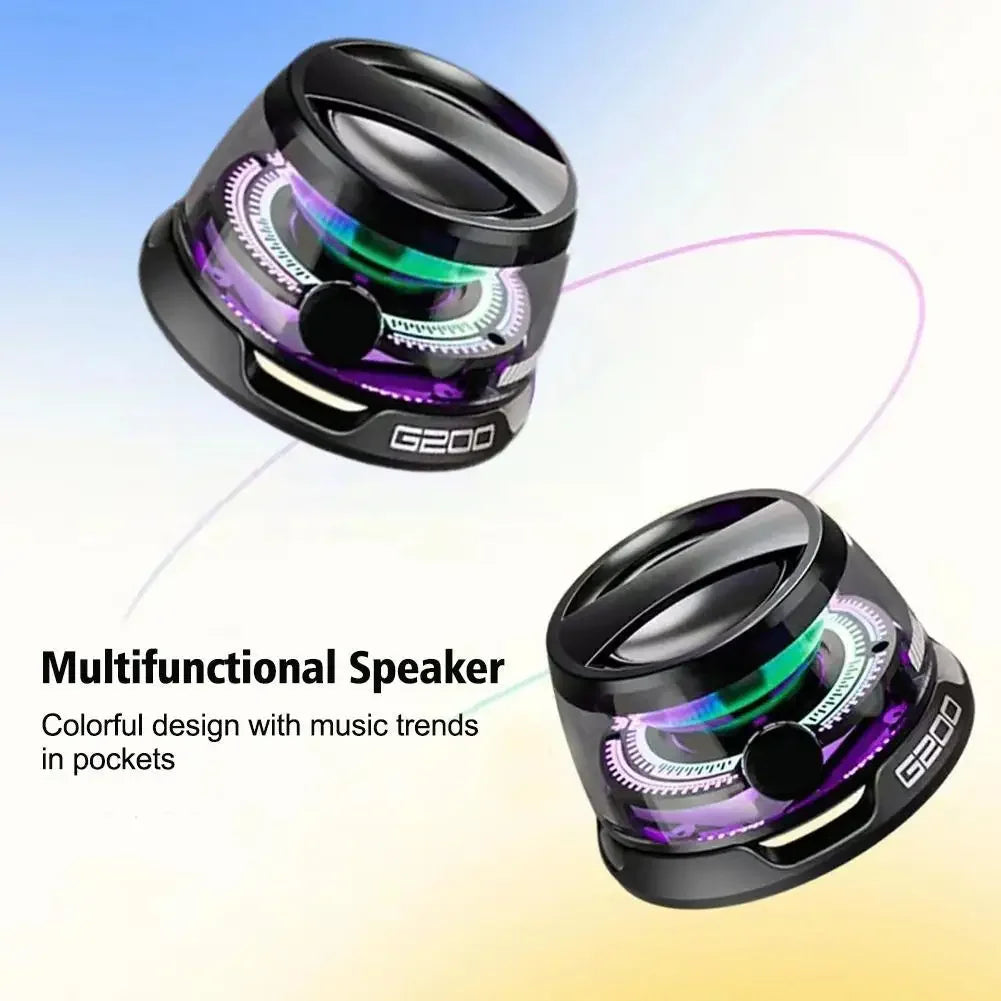 Alto-falante portátil magnético bluetooth mini caixa de som multifuncional rgb serial som estéreo bluetooth 5.3 alto-falante