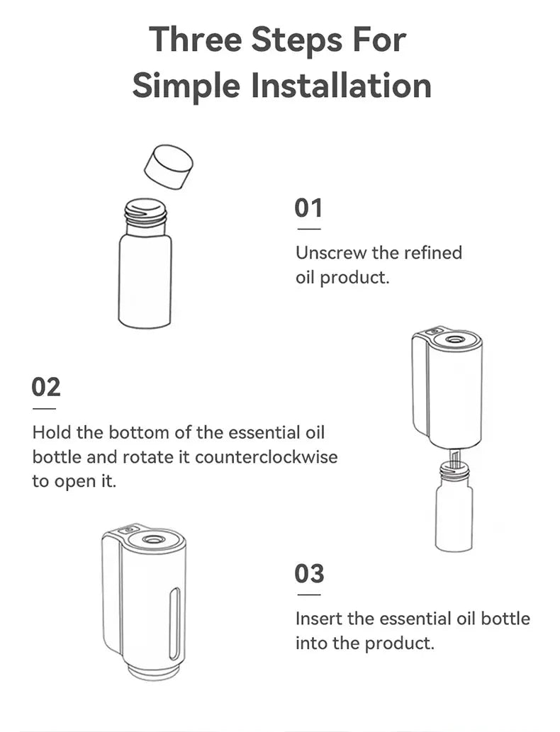 Difusor de ar elétrico para carro, umidificador de ventilação, aroma, aromaterapia, ambientador para remoção de odores, acessórios para carro