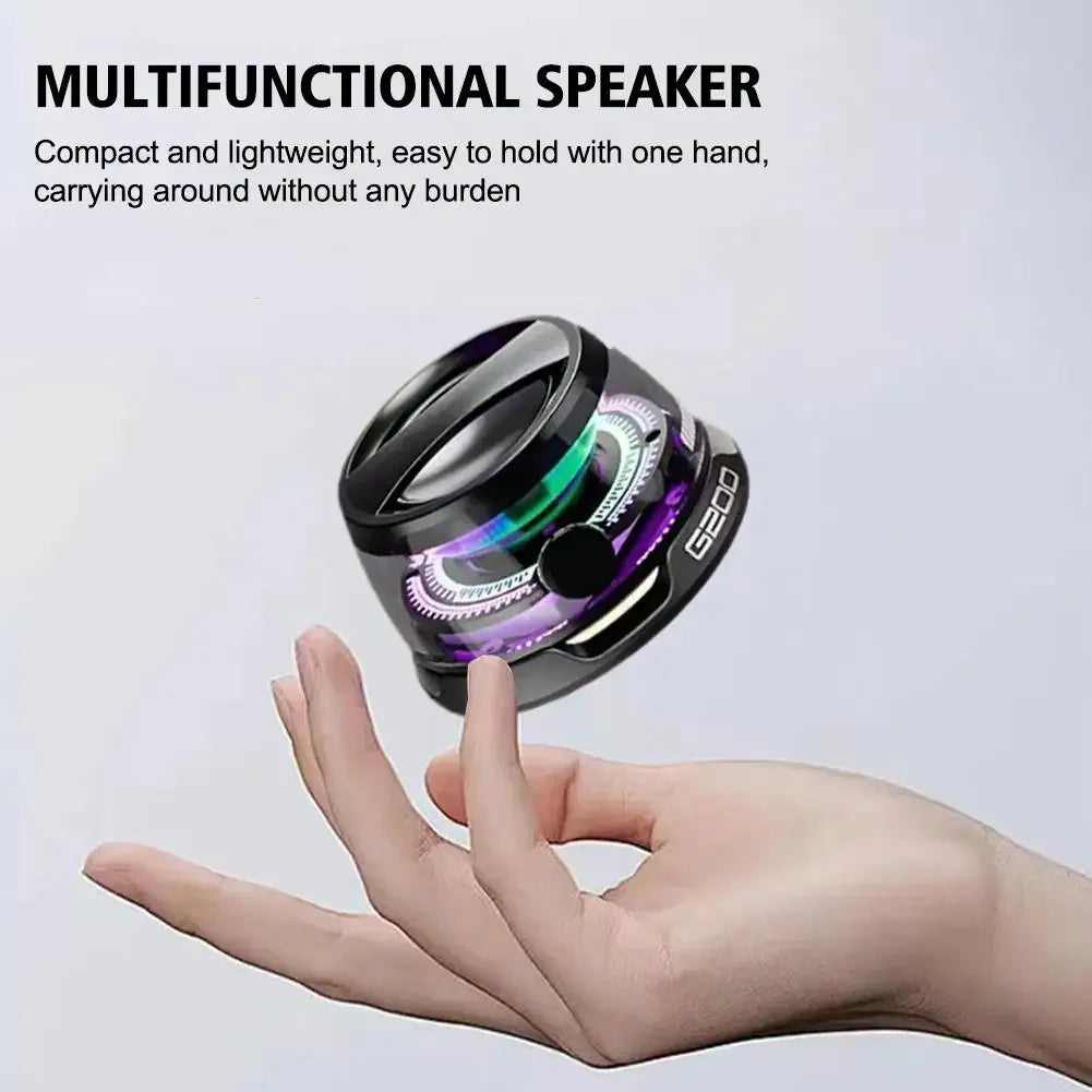 Alto-falante portátil magnético bluetooth mini caixa de som multifuncional rgb serial som estéreo bluetooth 5.3 alto-falante