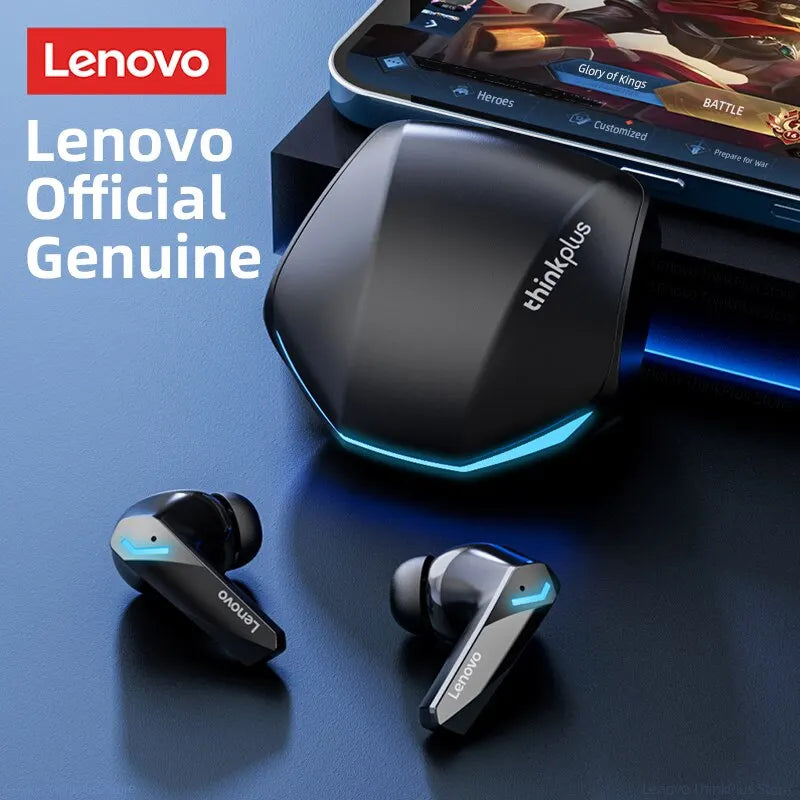 Fone de ouvido - Lenovo gm2 pro bluetooth 5.3 fones de ouvido esportes fone de ouvido sem fio jogos baixa latência modo duplo música novos