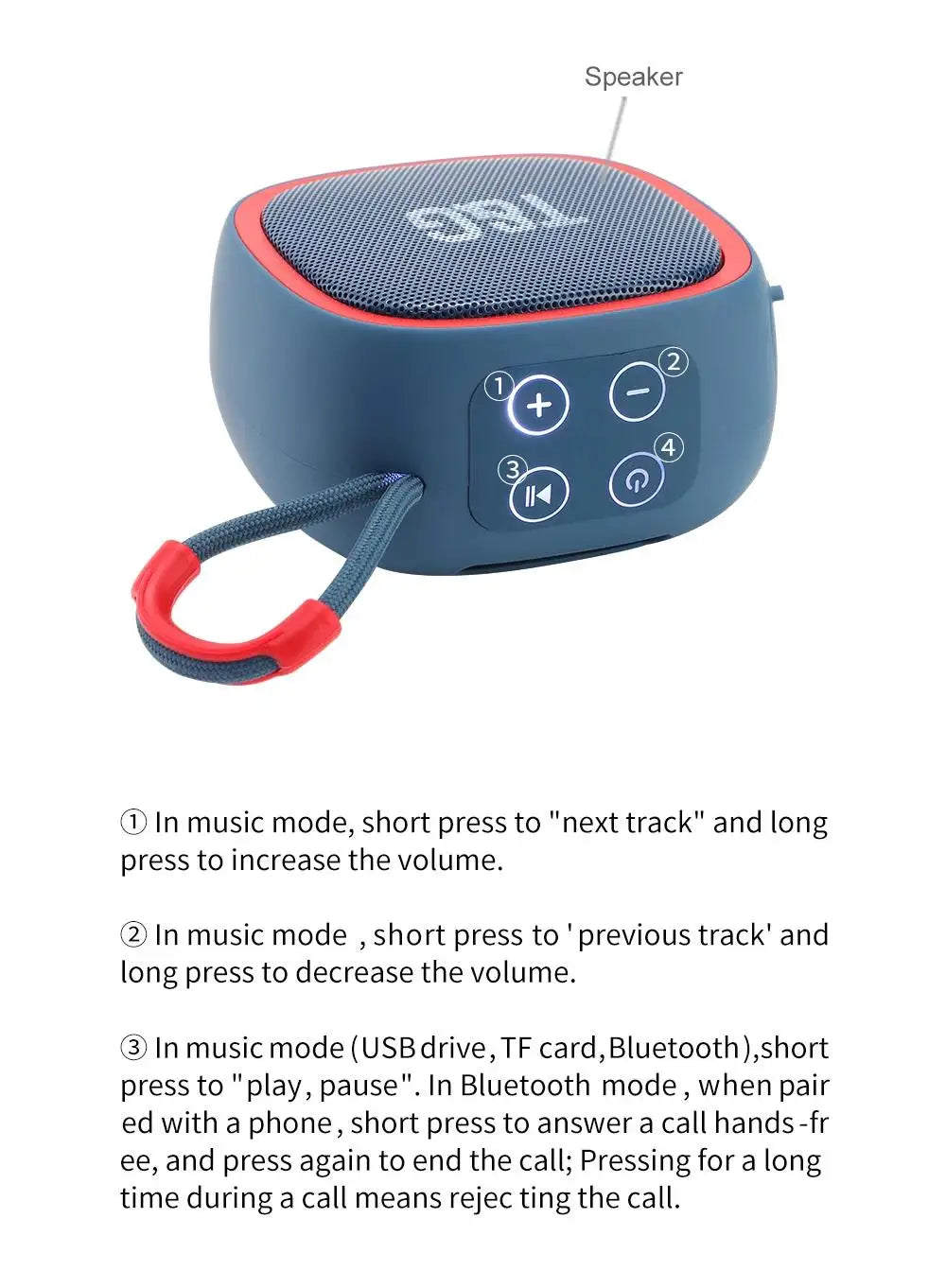 Caixa de som bluetooth alto-falante portátil caixa de som rádio fm música mini pequena bocina coluna coluna pc blootooth acústica