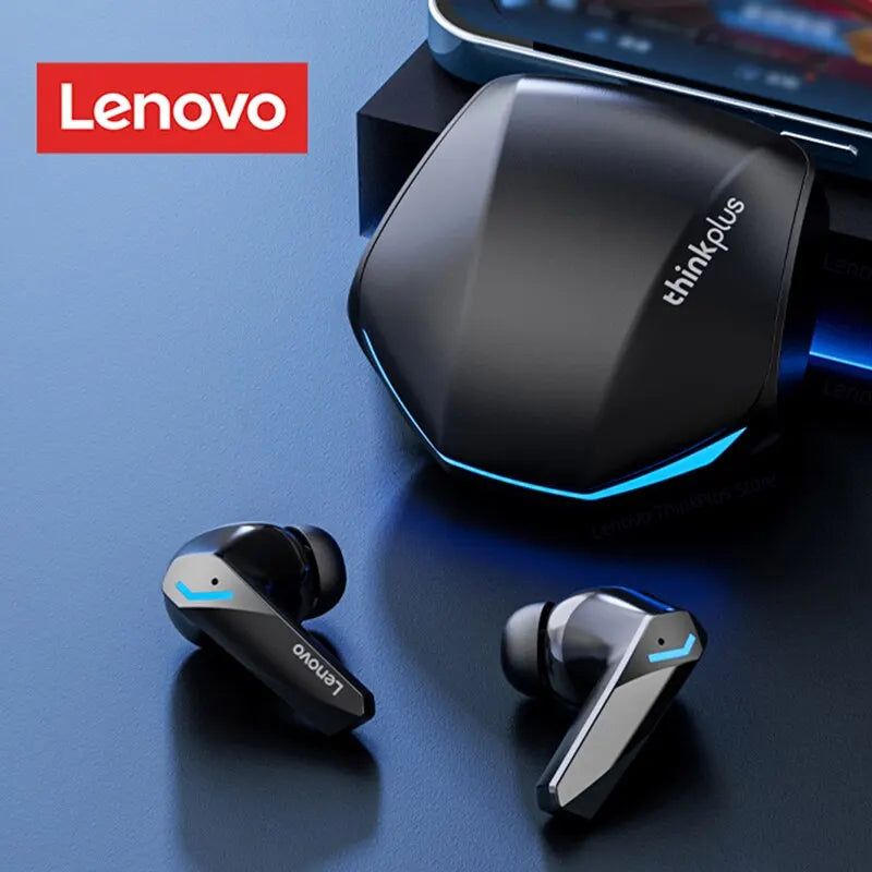 Fone de ouvido - Lenovo gm2 pro bluetooth 5.3 fones de ouvido esportes fone de ouvido sem fio jogos baixa latência modo duplo música novos